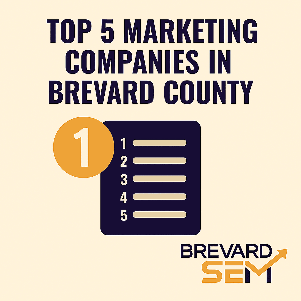 Top 5 Marketing Companies in Brevard County